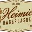 Brand mark development, Heimies Haberdashery
